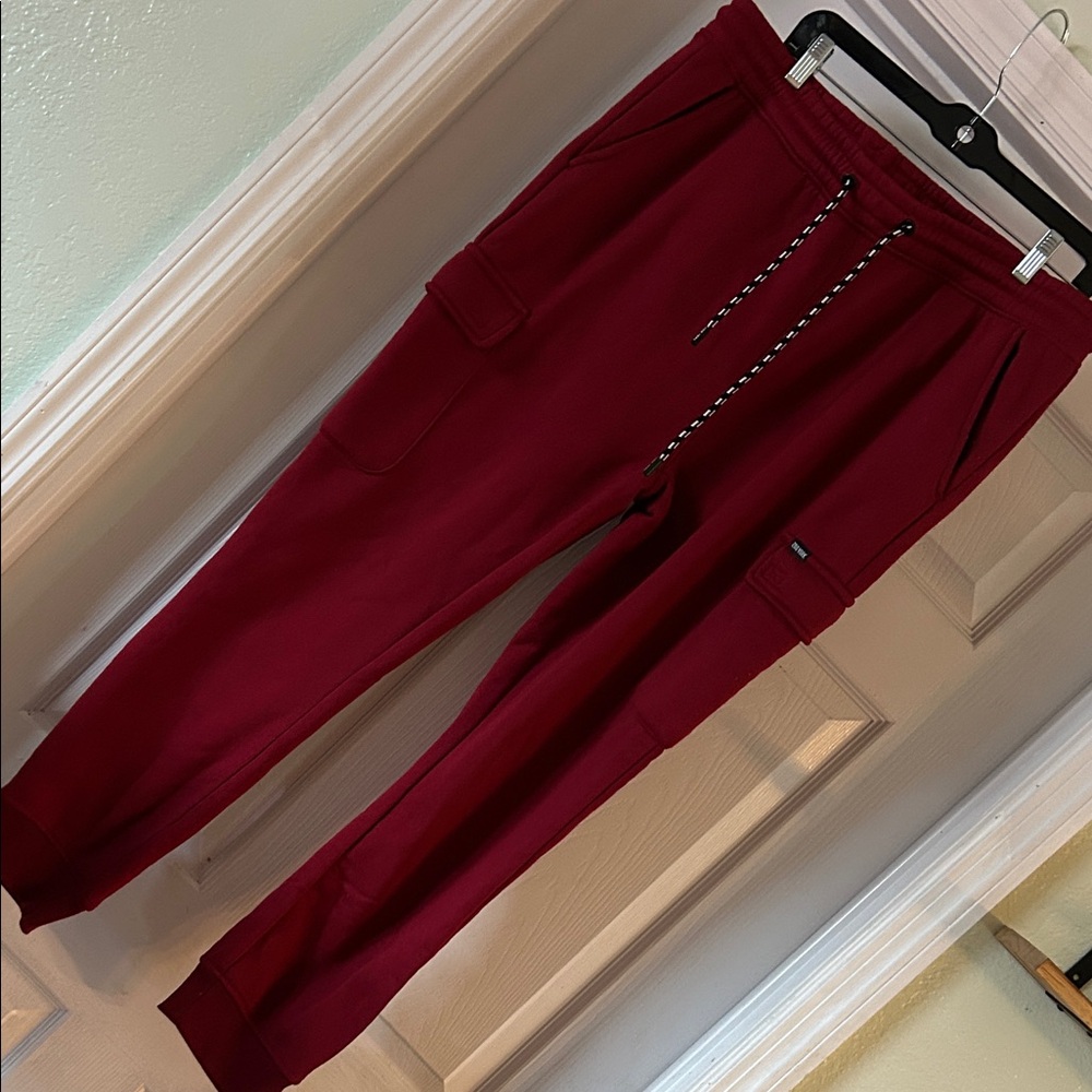 Zoo York Burgundy Joggers with Drawstring